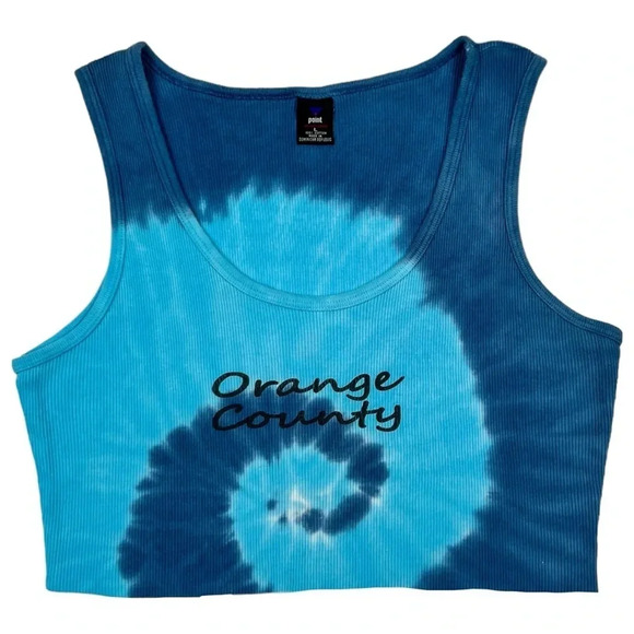 Y2K Tie Dye Super Crop Tank Top - Picture 1 of 5